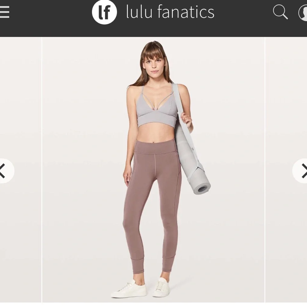 lululemon athletica purple High-Rise Leggings Size 4